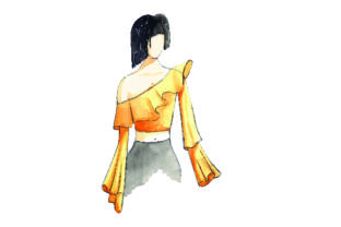Blouse Fashion Illustrations for Crafts & Beauty Amp