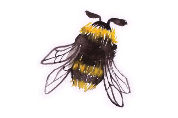 Watercolor Bumblebee: A Crafts & Designs Amp Review
