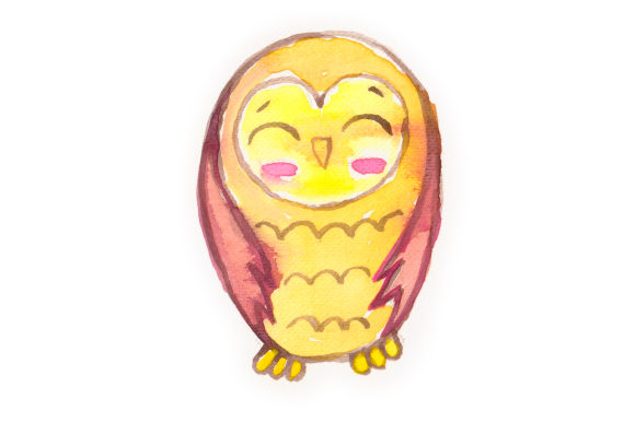 Watercolor Owl: A Crafts & Animals Design Asset Review