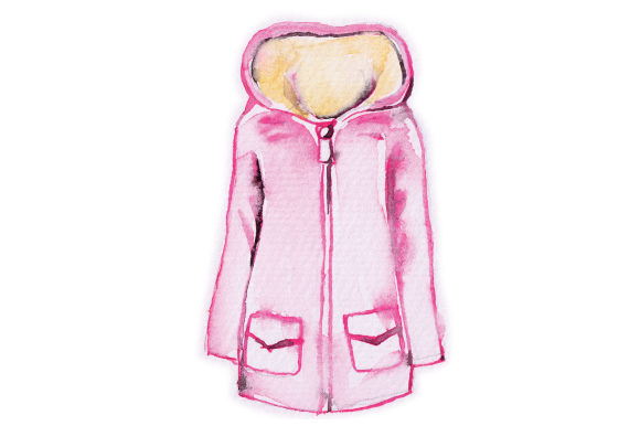 Watercolor Pink Coat: A Beauty Amp for Crafts & Design