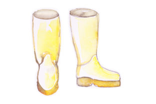 Watercolor Wellies: Fall Crafts & Branding Review