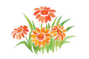 Watercolour Flower Patch: Spring Crafts for Bloggers